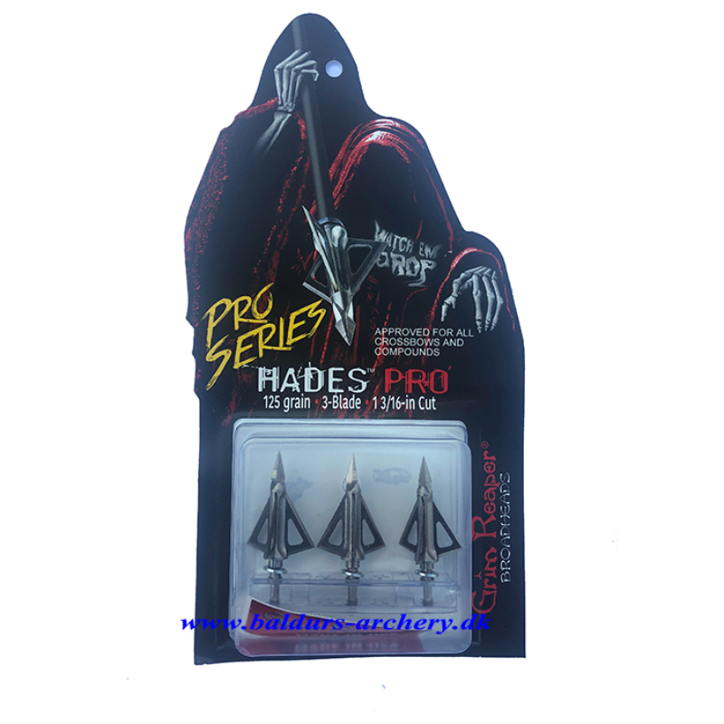 GRIMREAPER BROADHEAD HADES PRO  100gr 1.3/16 3/STK´S