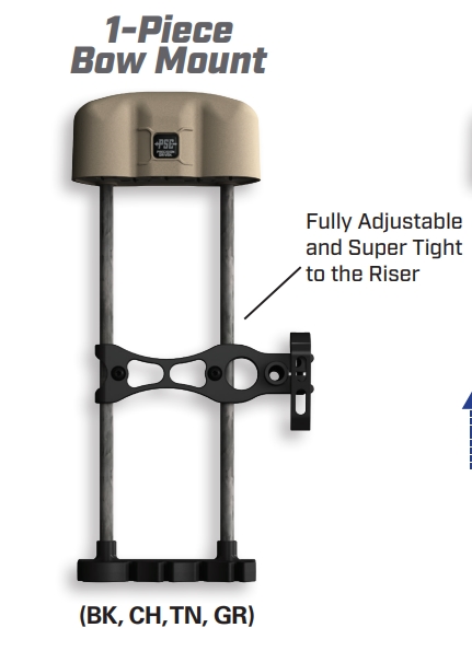 PSE Quiver 1-piece bow mount