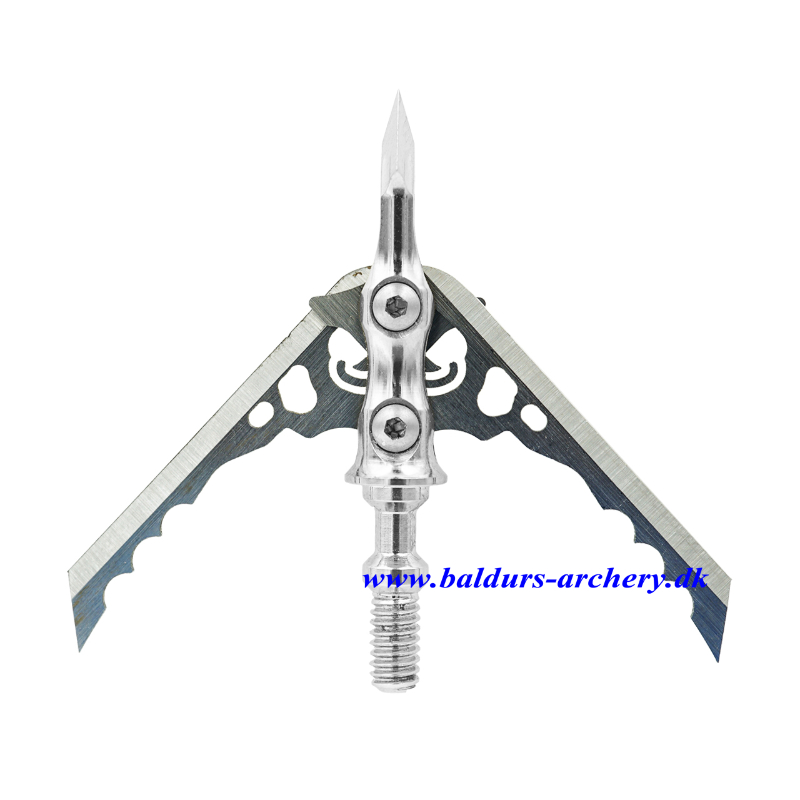 RAGE BROADHEAD HYPODERMIC NC 2" 2/bld 3-stk/pk 100gr